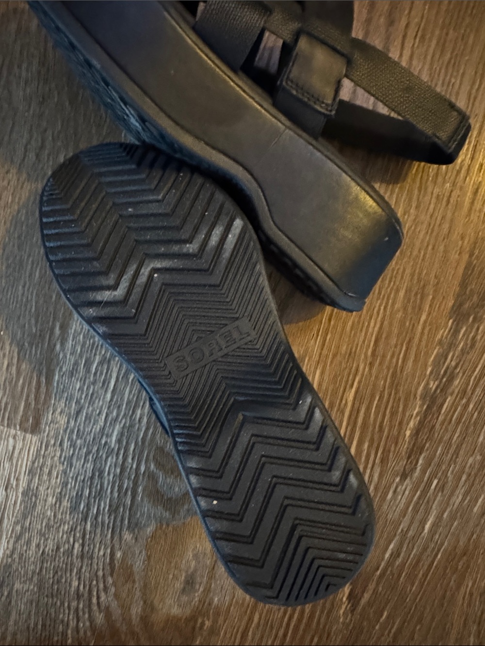 Sorel Black Fisherman-Style Sandals - Picture 3 of 5